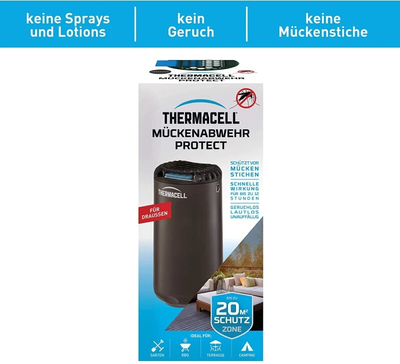 Thermacell Mückenabwehr Protect, Innovatives Mückenschutz Standgerät – Bild 8