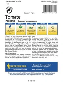 Tomate Pozzano (San Marzano) Tolerant