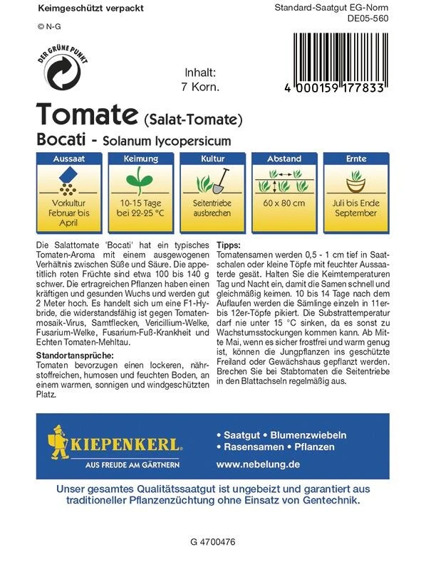 Tomate Salattomate Bocati – Bild 2