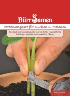 Veredelungs-Set Für Gurken Und Melonen (Veredelungsunterlage), Inkl. Anleitung