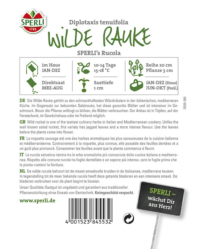 Wilde Rauke SPERLING´s Rucola