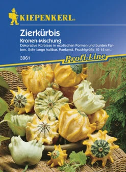 Zierkürbis Kronenmischung, Dekorative Früchte Zur Dekoration, Schöne Und Haltbare Formen